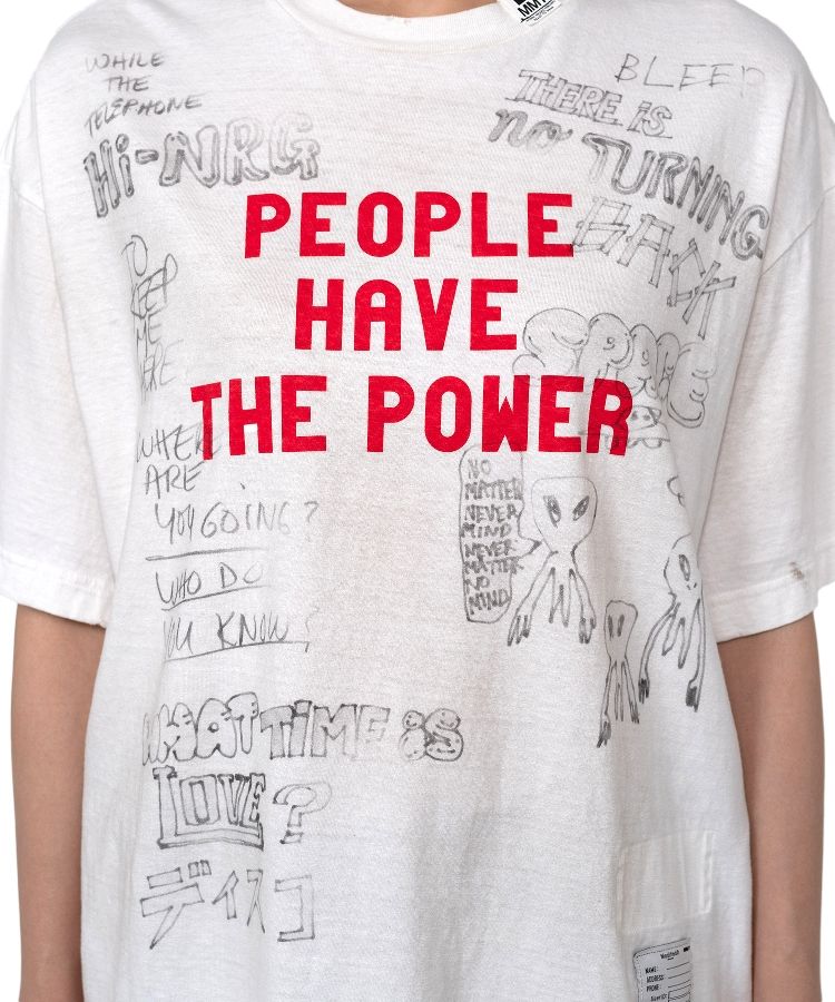 Distressed Print T-shirt