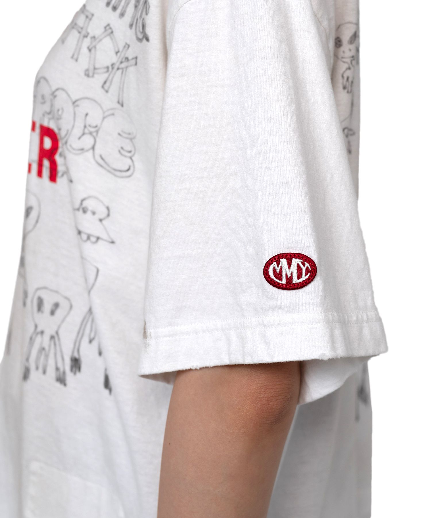 Distressed Print T-shirt