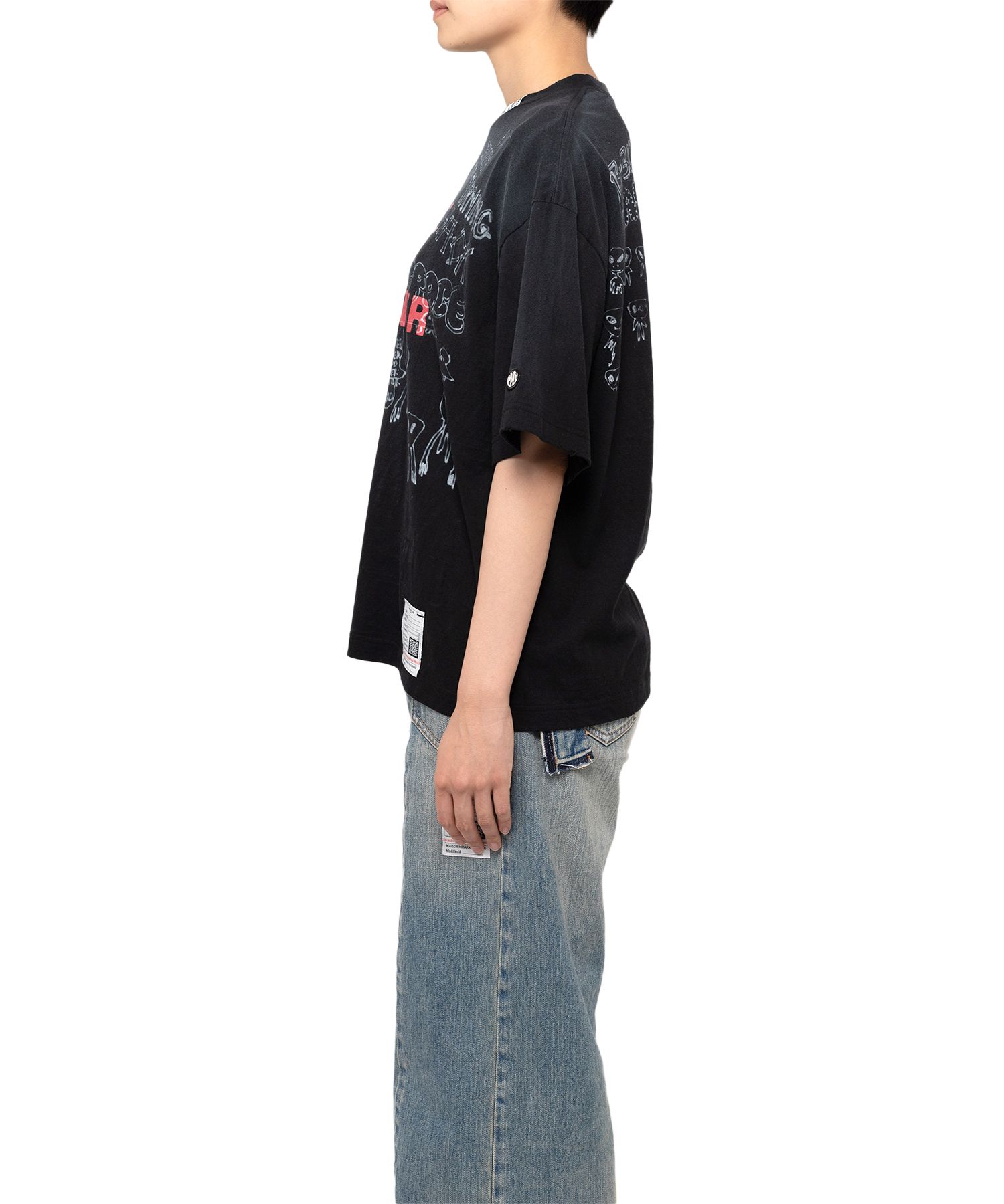 Distressed Print T-shirt