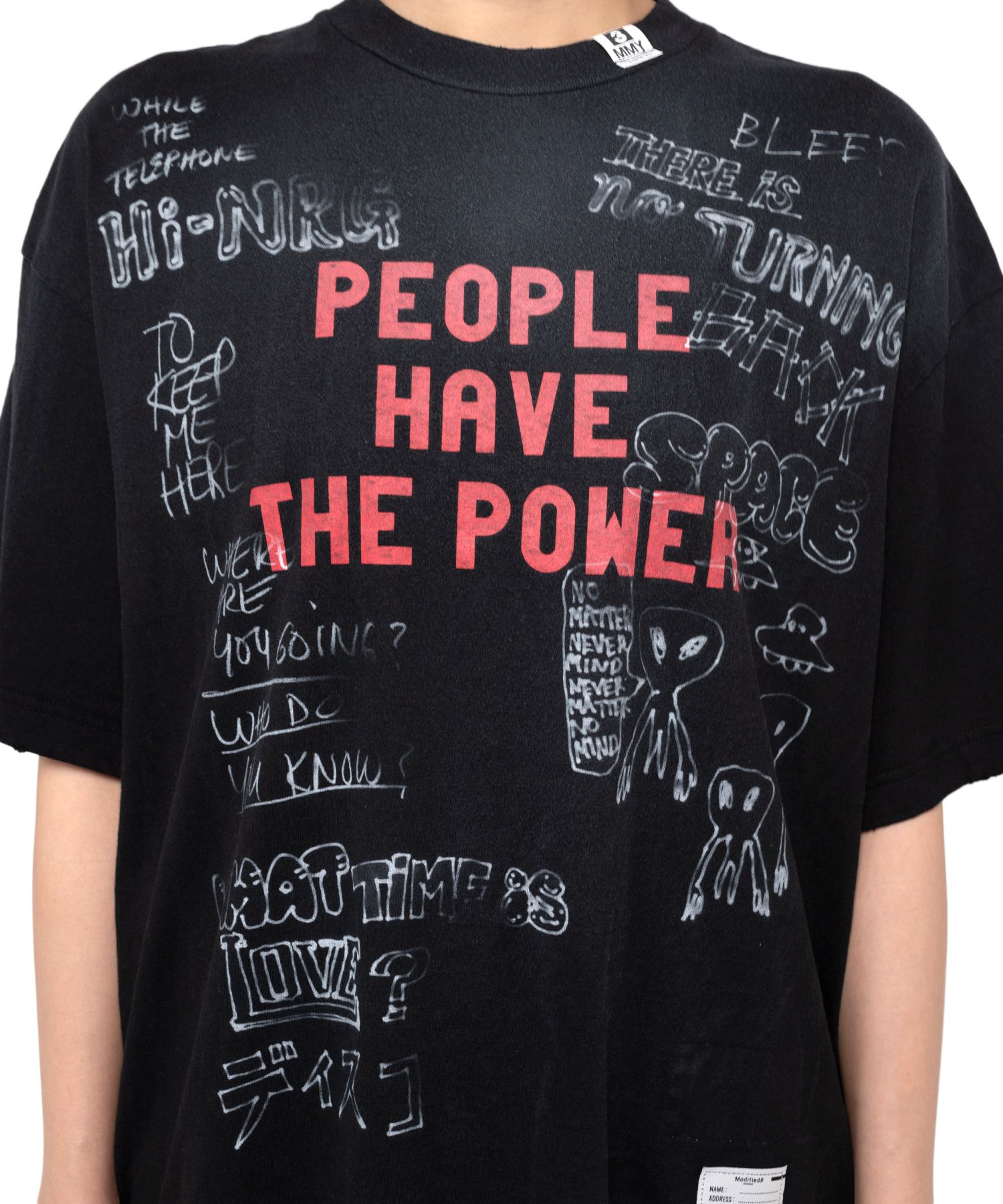 Distressed Print T-shirt