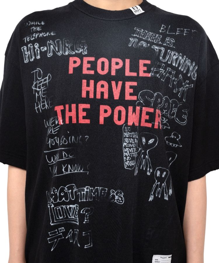 Distressed Print T-shirt