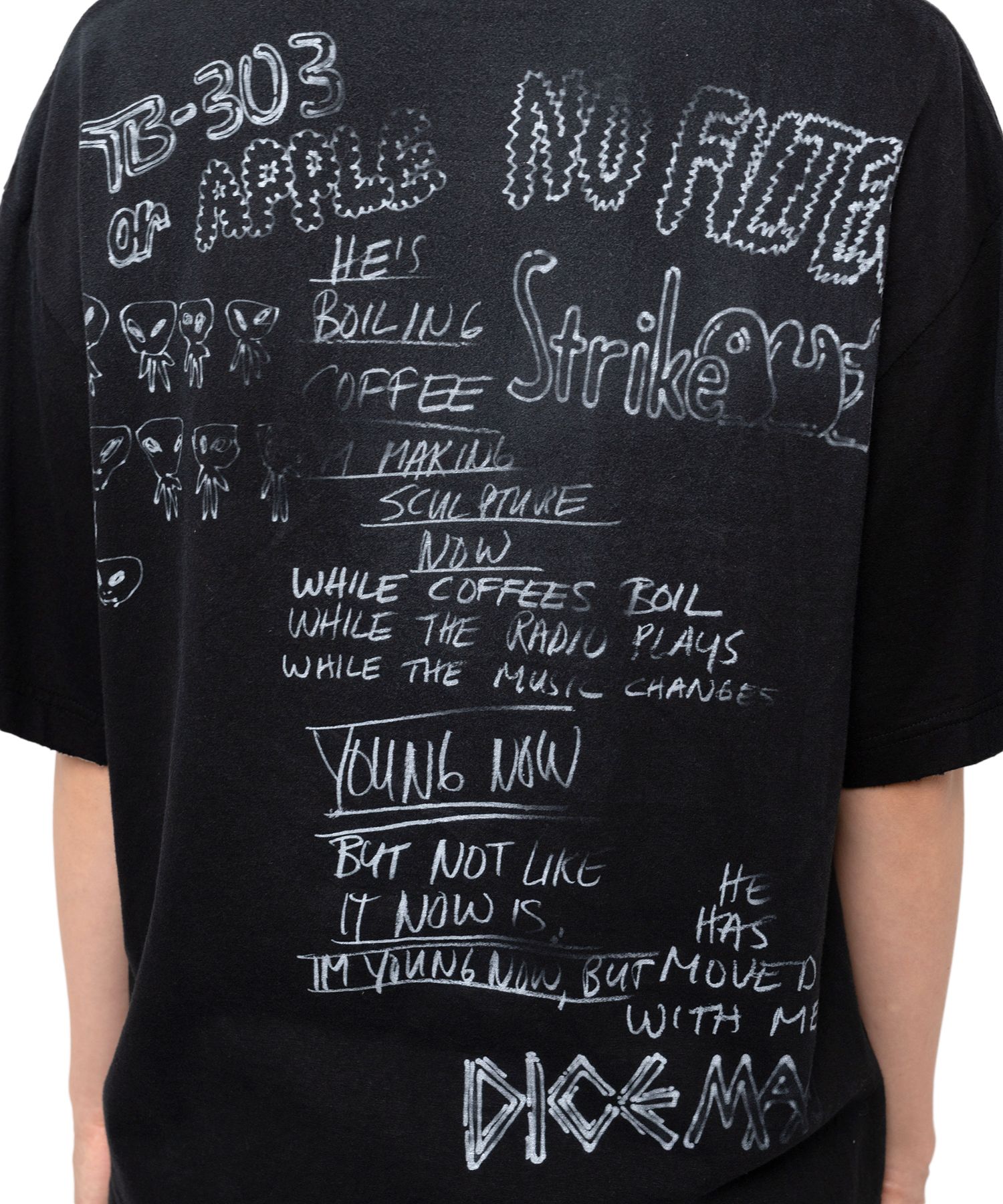 Distressed Print T-shirt