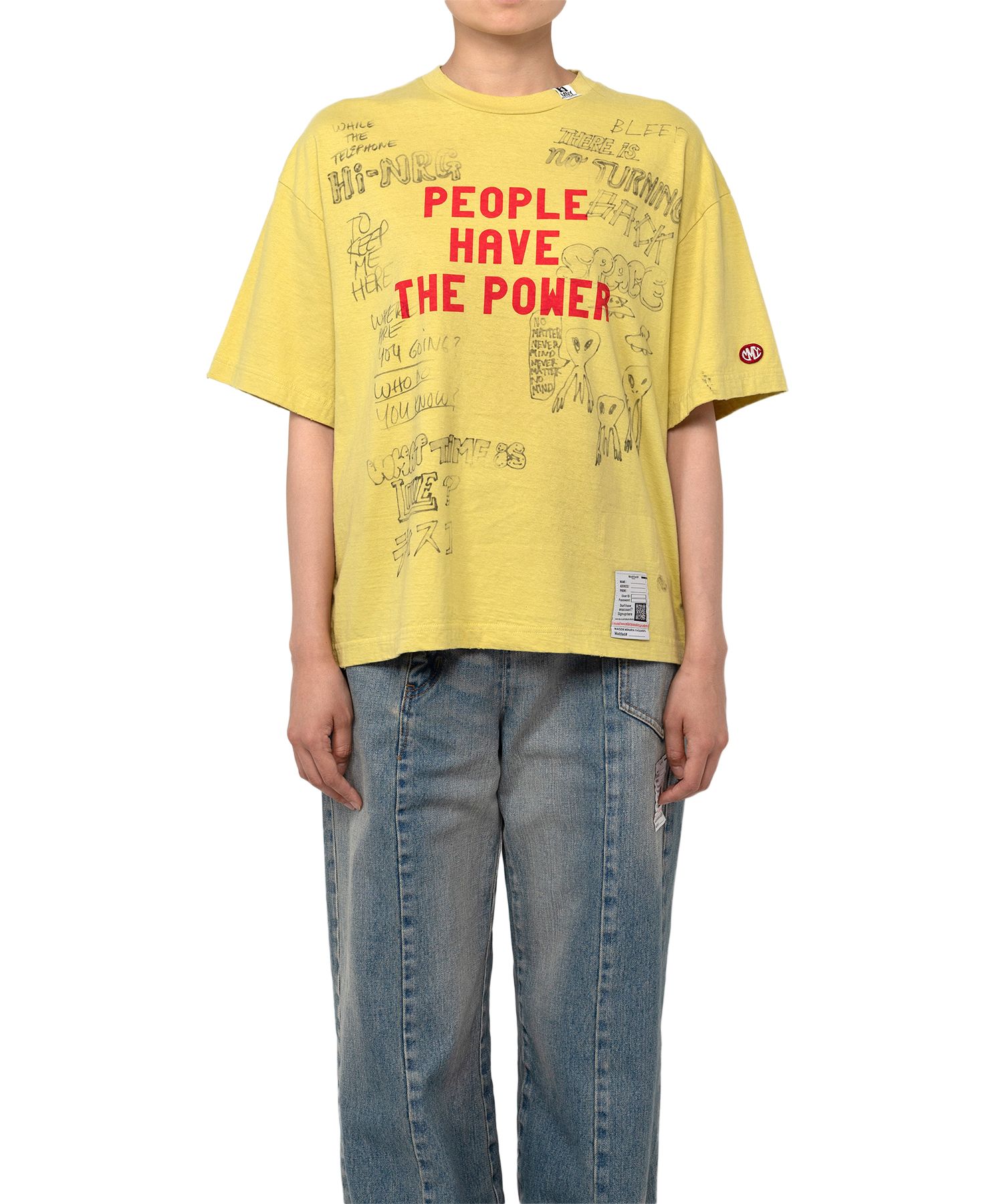 Distressed Print T-shirt