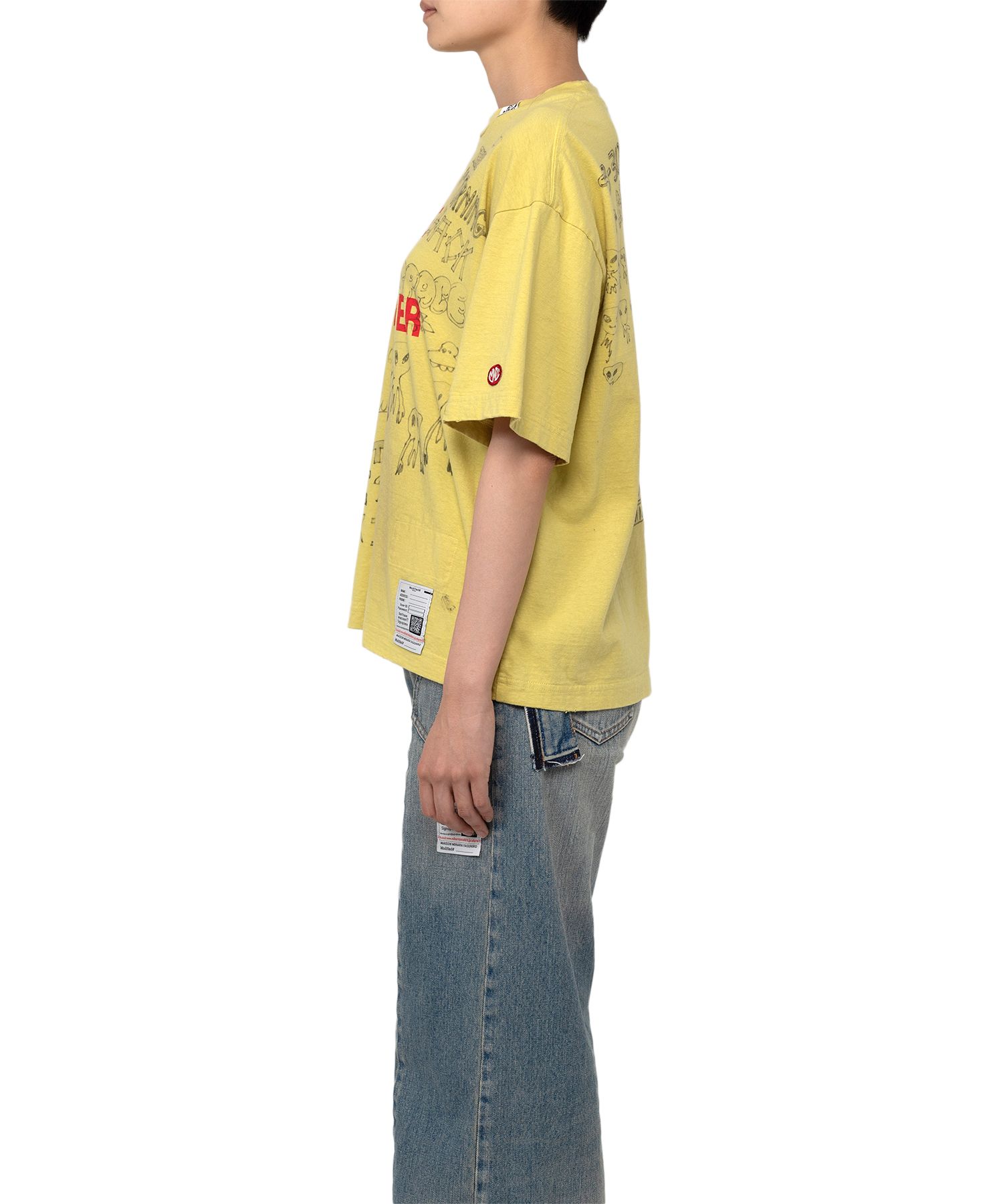 Distressed Print T-shirt