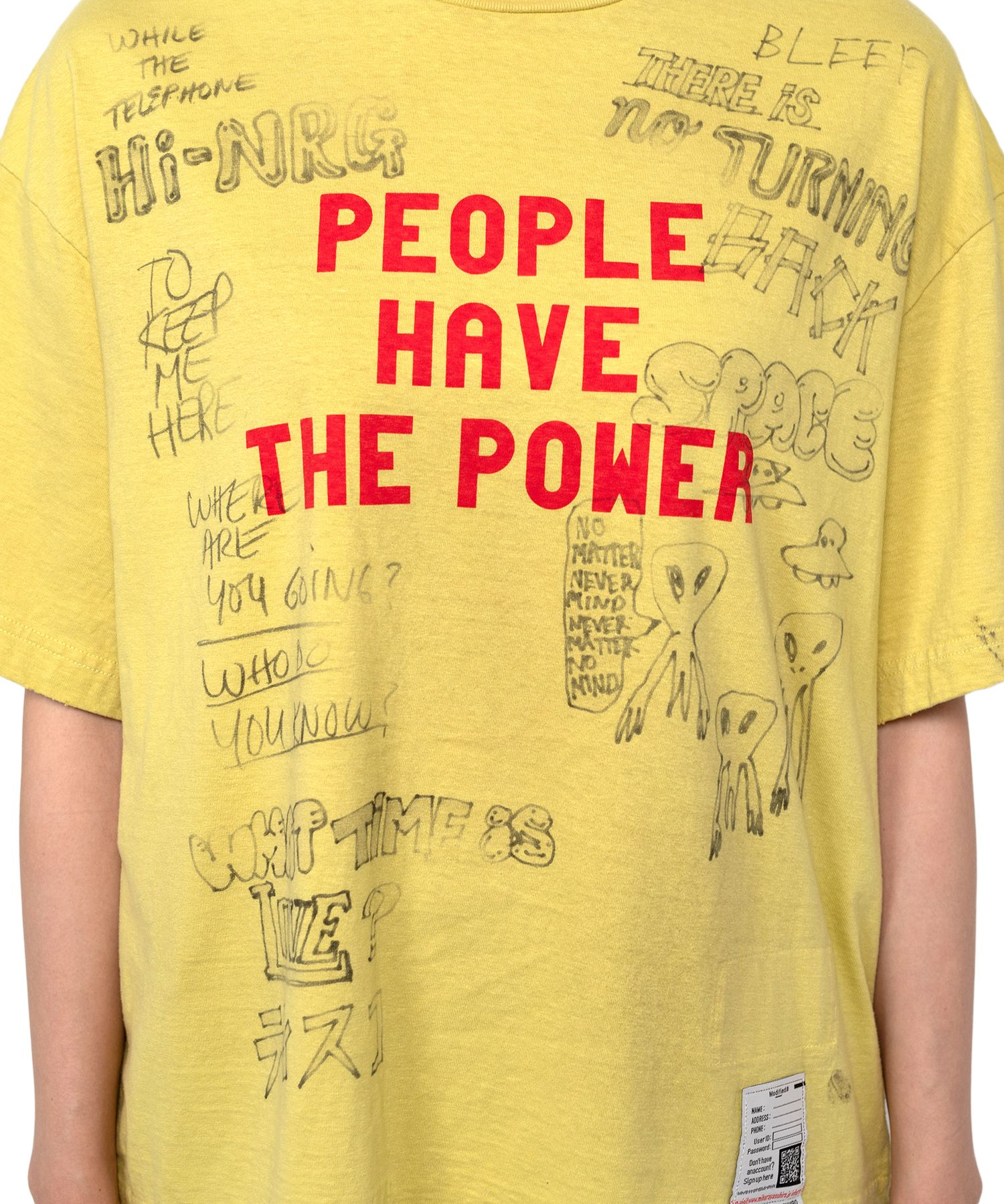 Distressed Print T-shirt