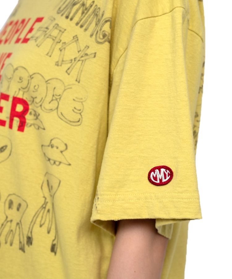 Distressed Print T-shirt