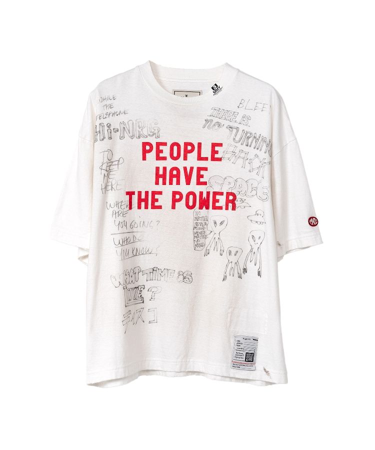 Distressed Print T-shirt