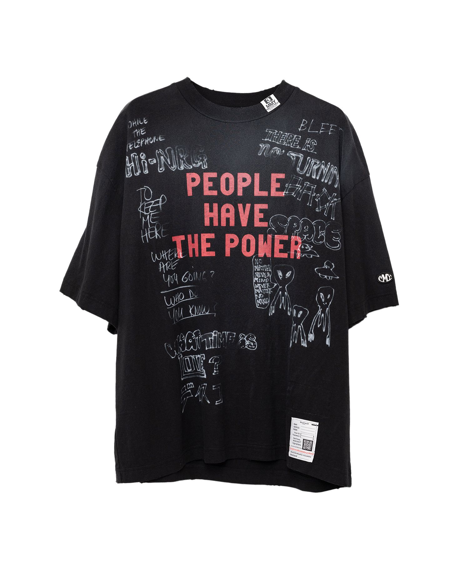 Distressed Print T-shirt