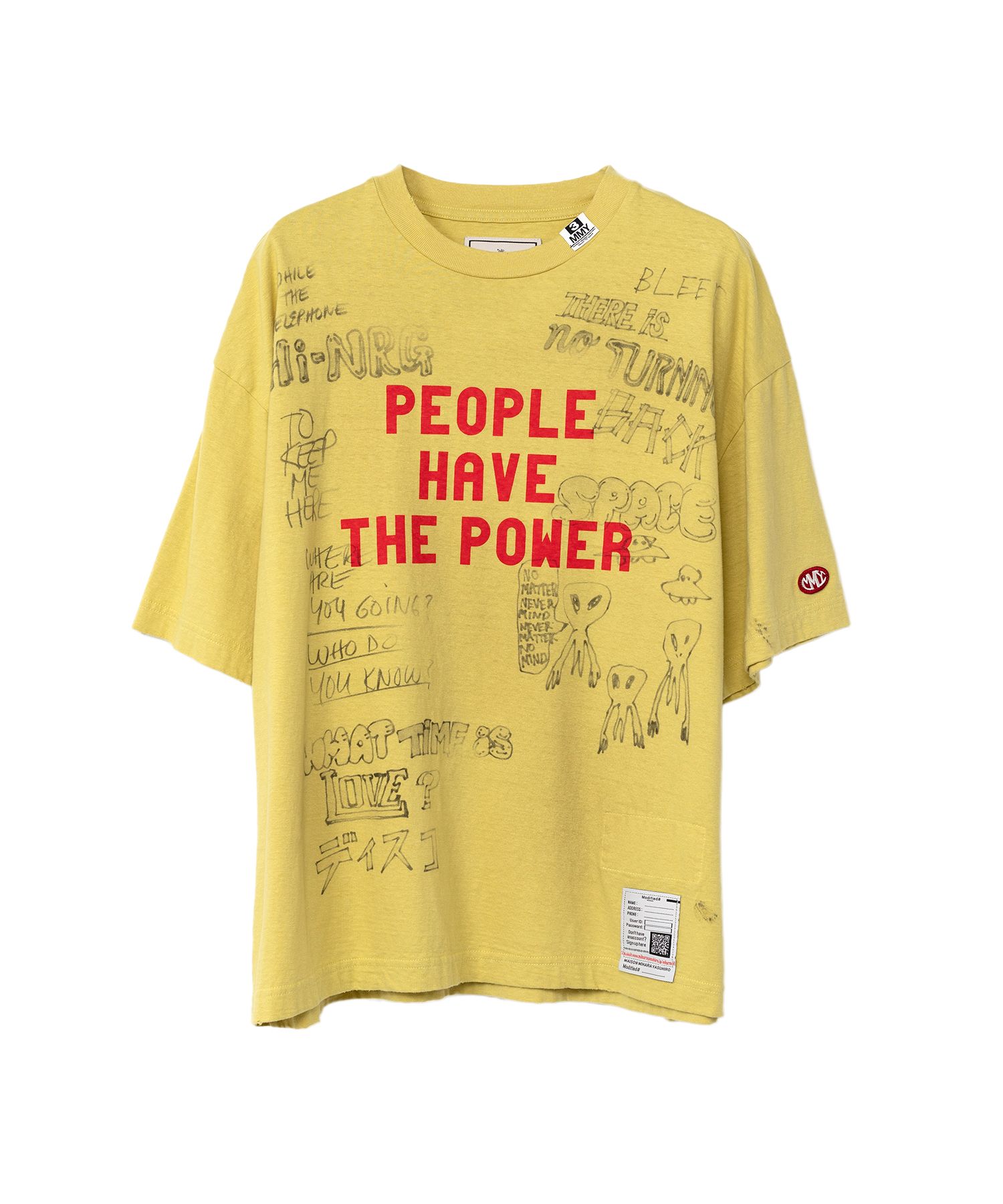 Distressed Print T-shirt