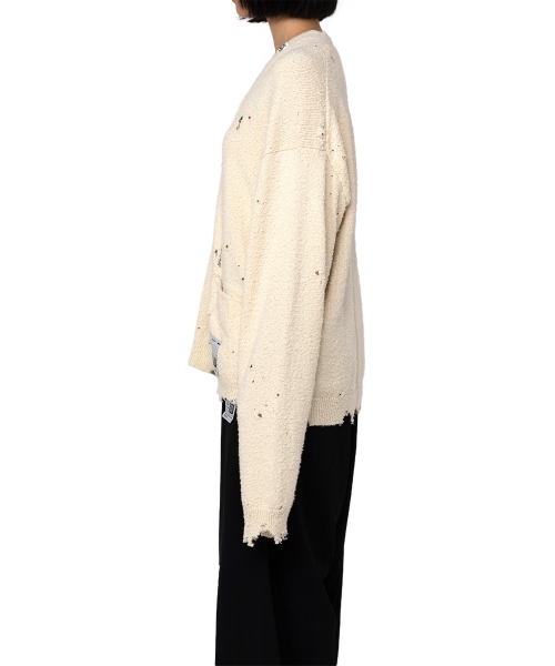 Distressed Knit Cardigan