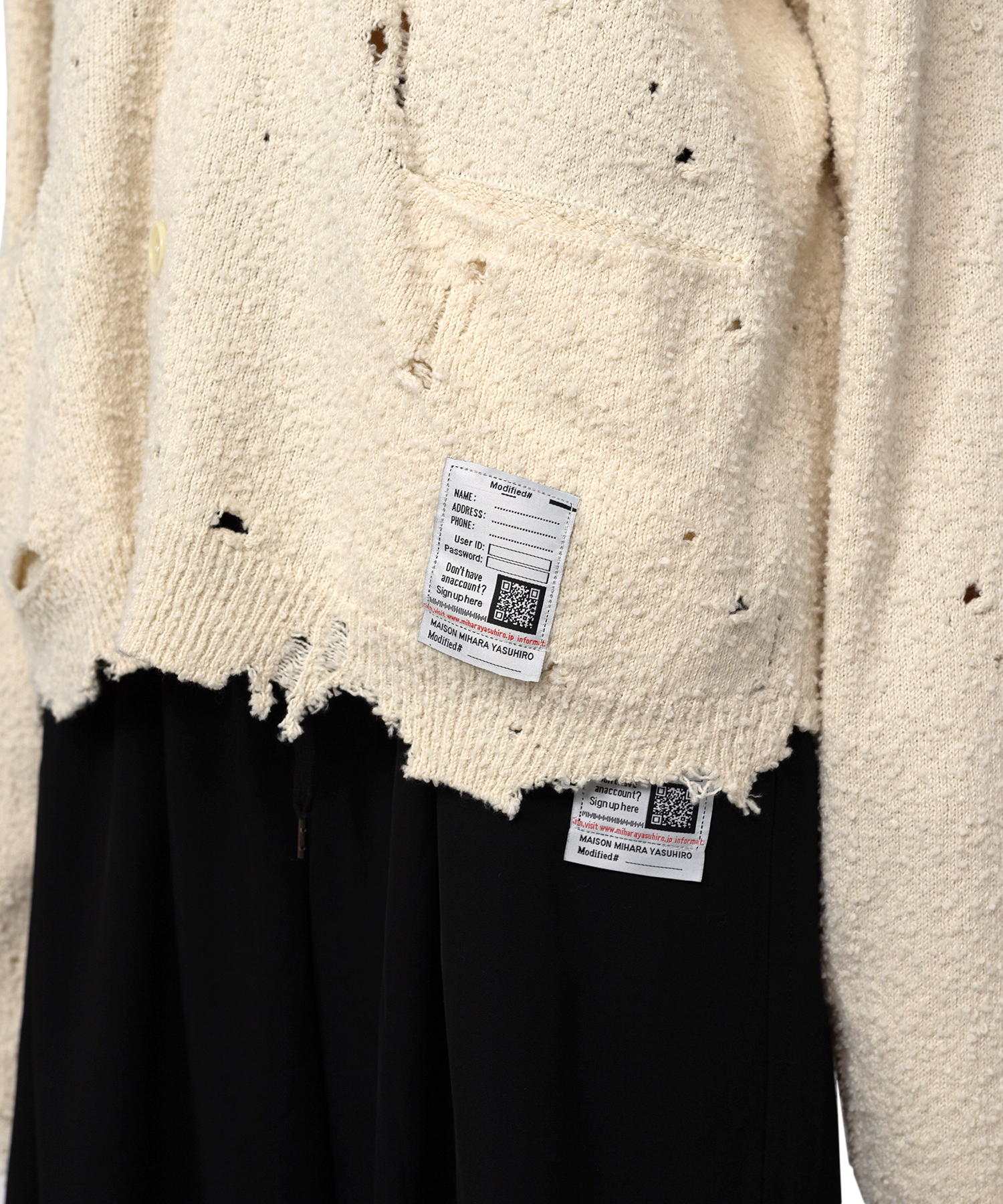 Distressed Knit Cardigan