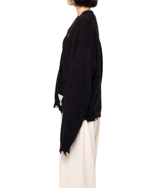 Distressed Knit Cardigan