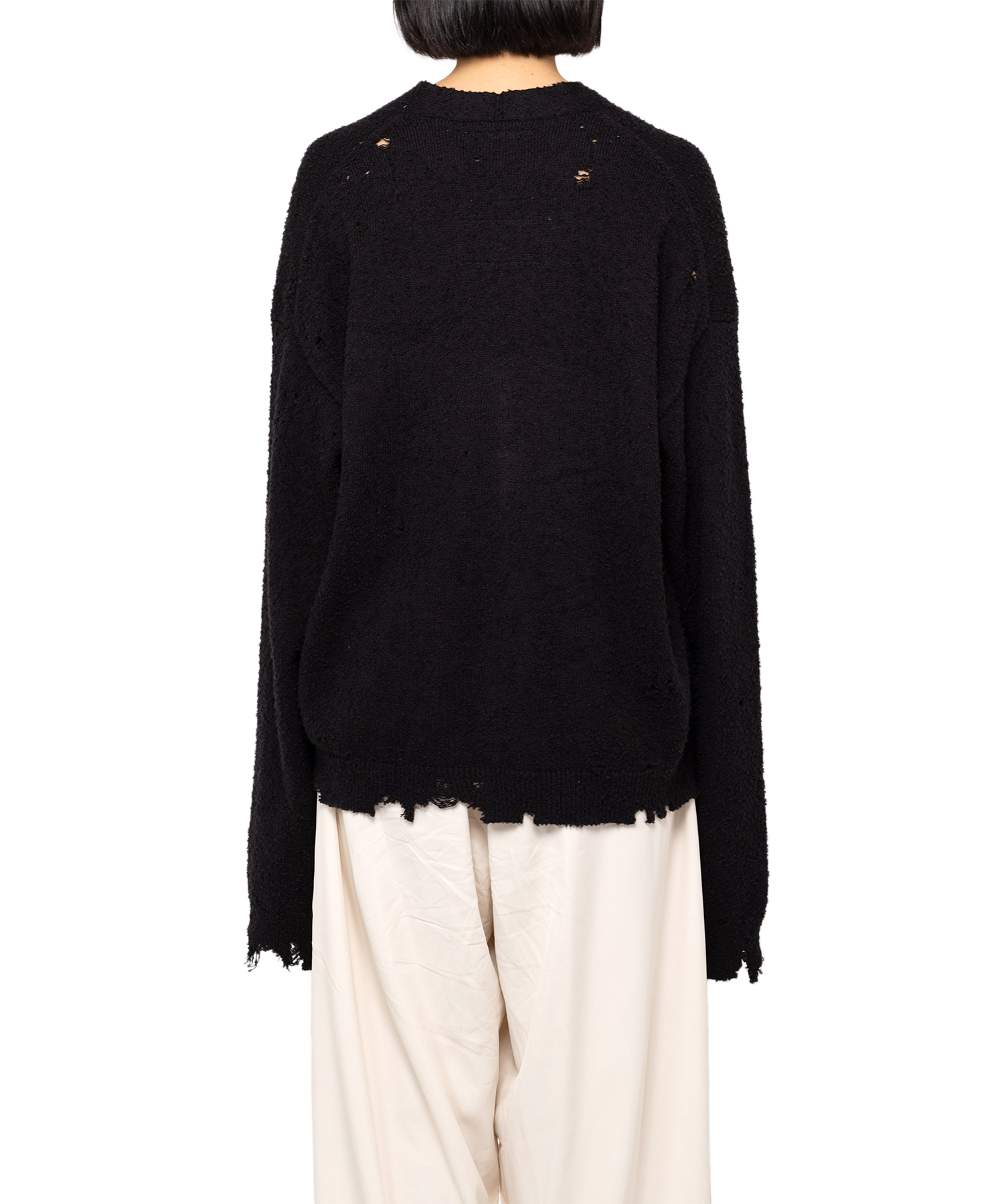 Distressed Knit Cardigan