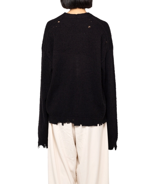 Distressed Knit Cardigan