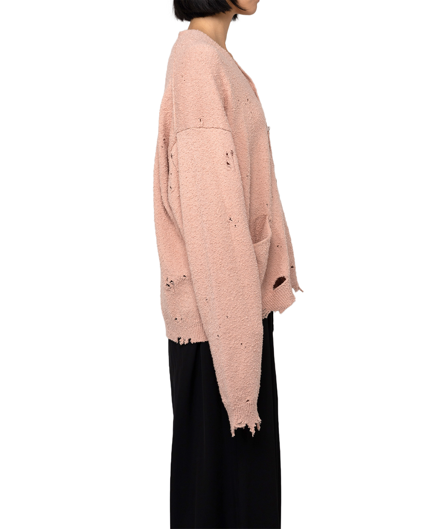 Distressed Knit Cardigan