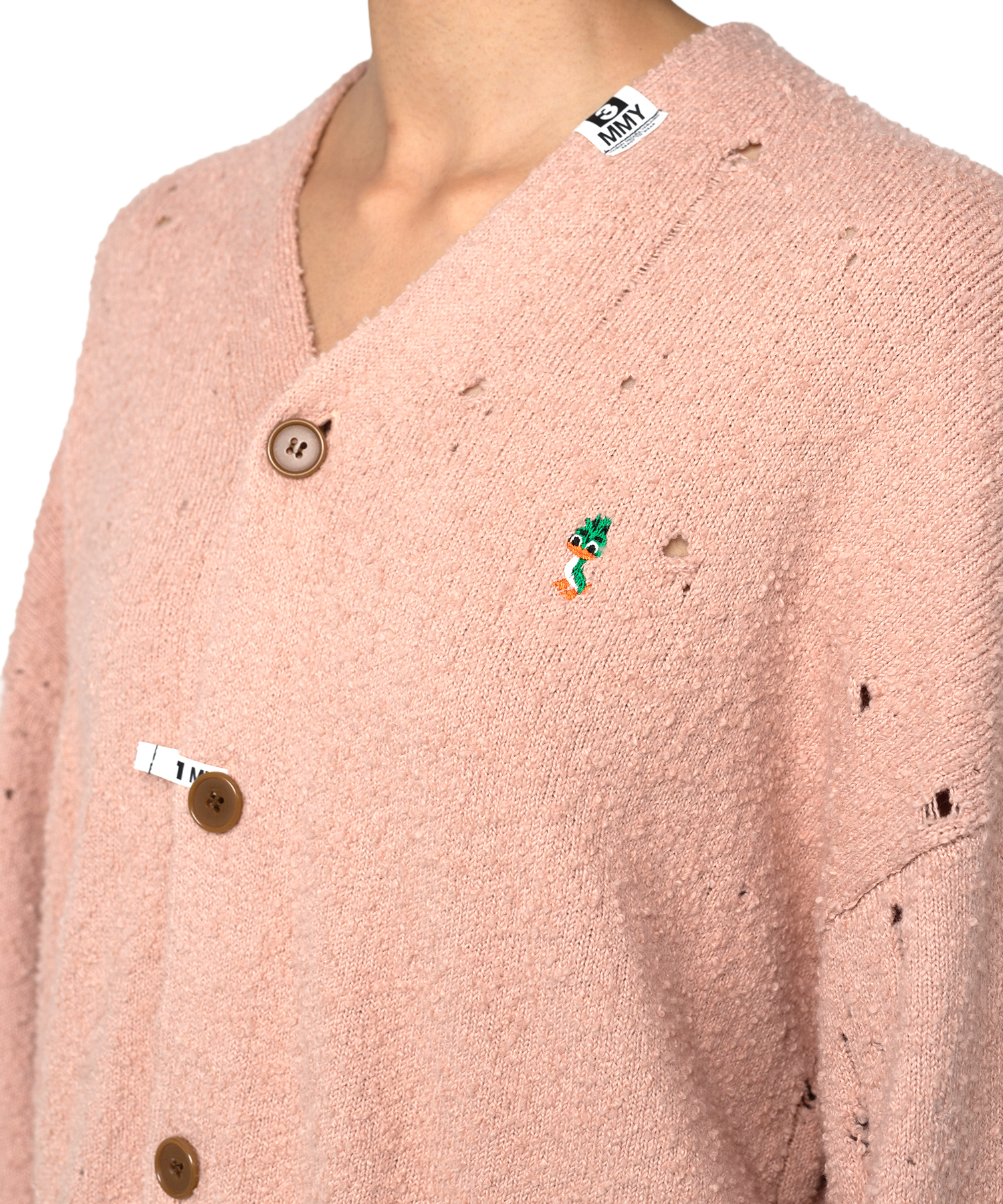 Distressed Knit Cardigan