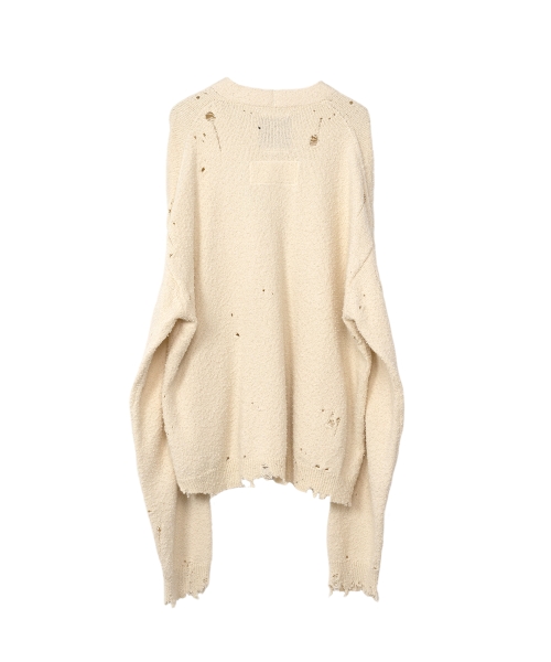 Distressed Knit Cardigan