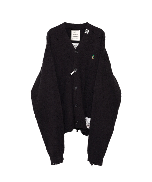 Distressed Knit Cardigan