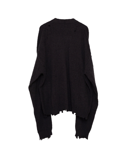 Distressed Knit Cardigan