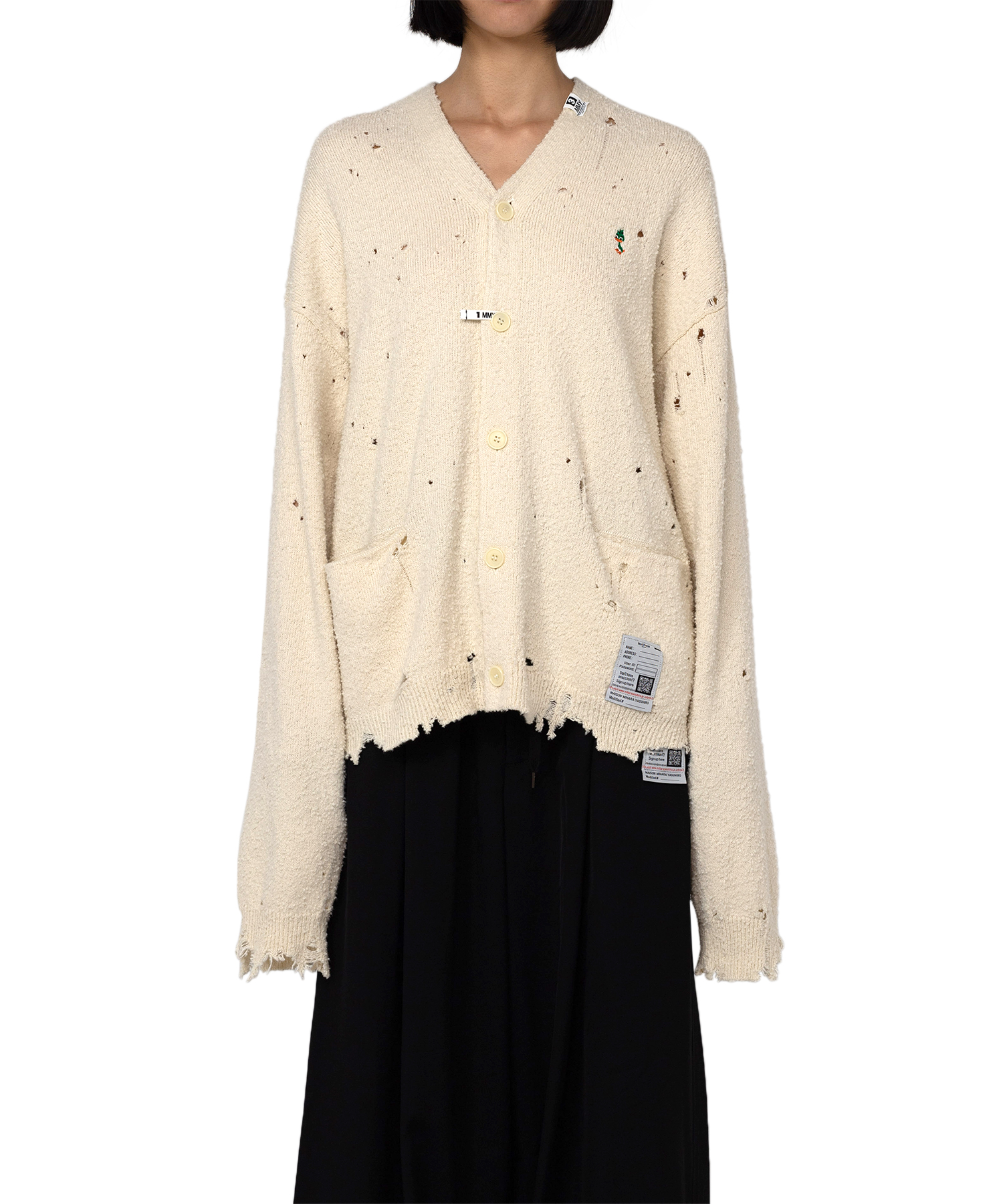 Distressed Knit Cardigan