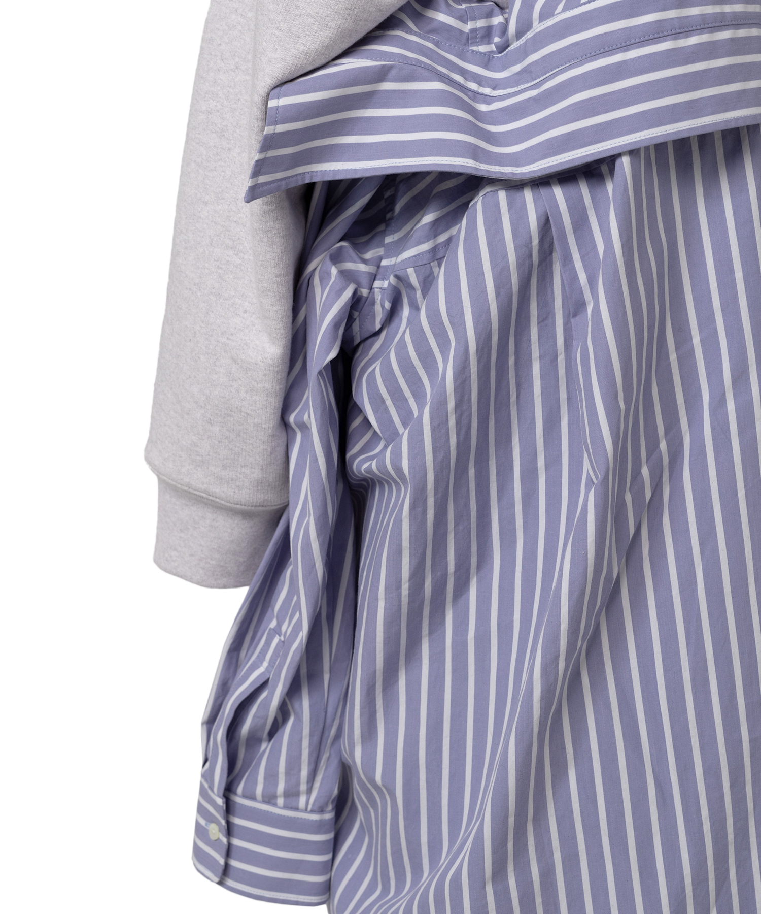 Hoodie Combined Shirt Dress