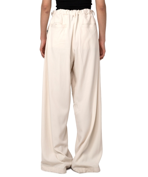 Gathered Viscose Pants