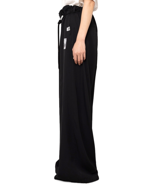 Gathered Viscose Pants