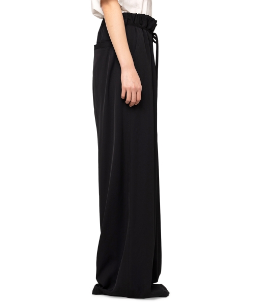 Gathered Viscose Pants