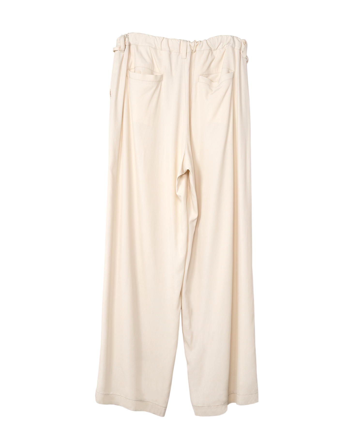 Gathered Viscose Pants