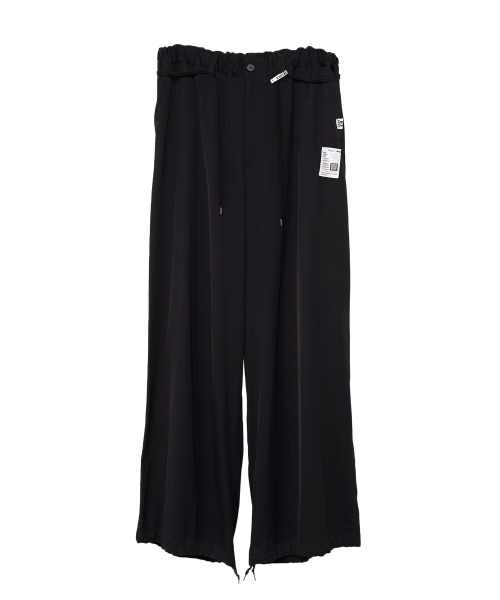 Gathered Viscose Pants