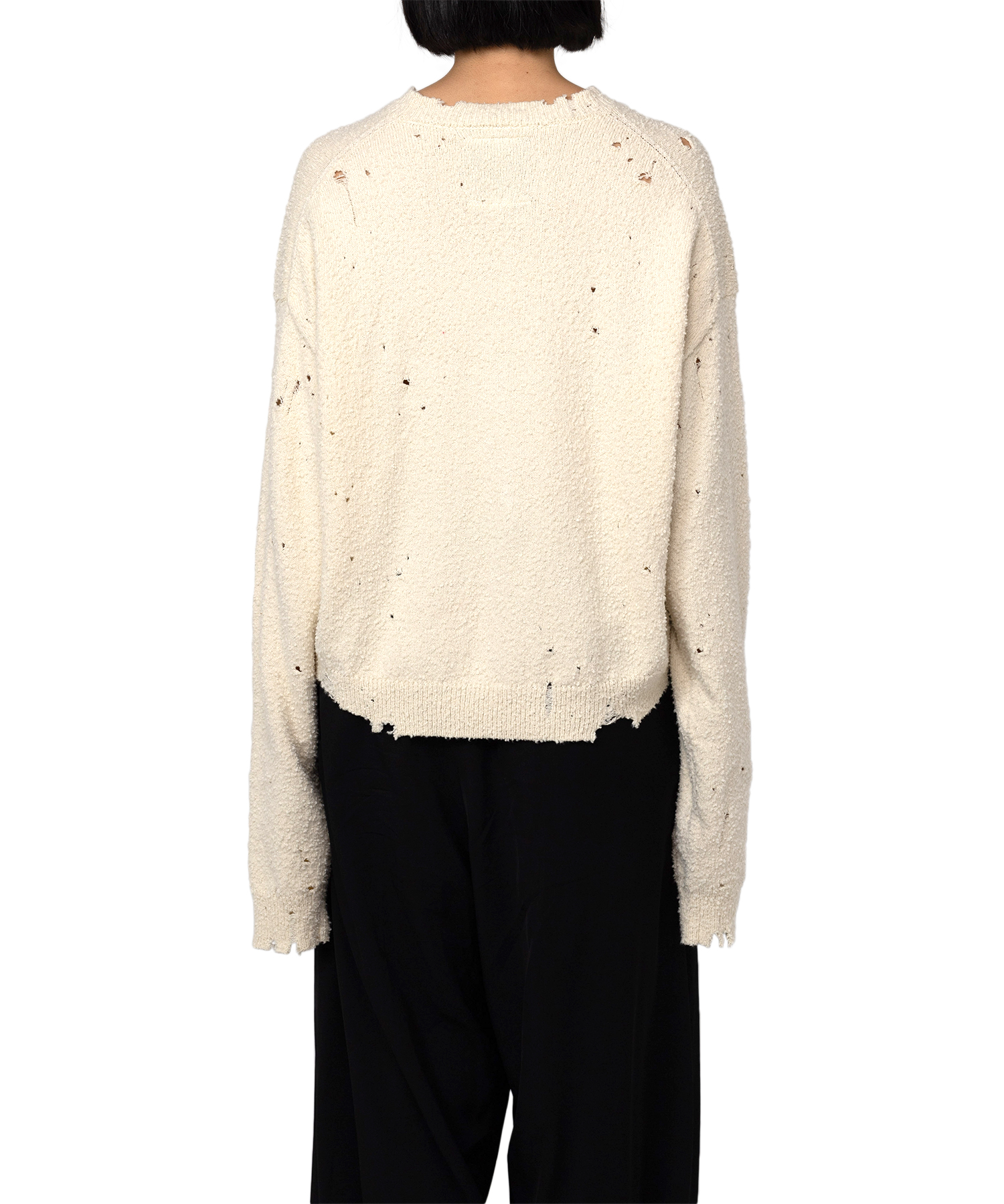 Distressed Knit Sweater