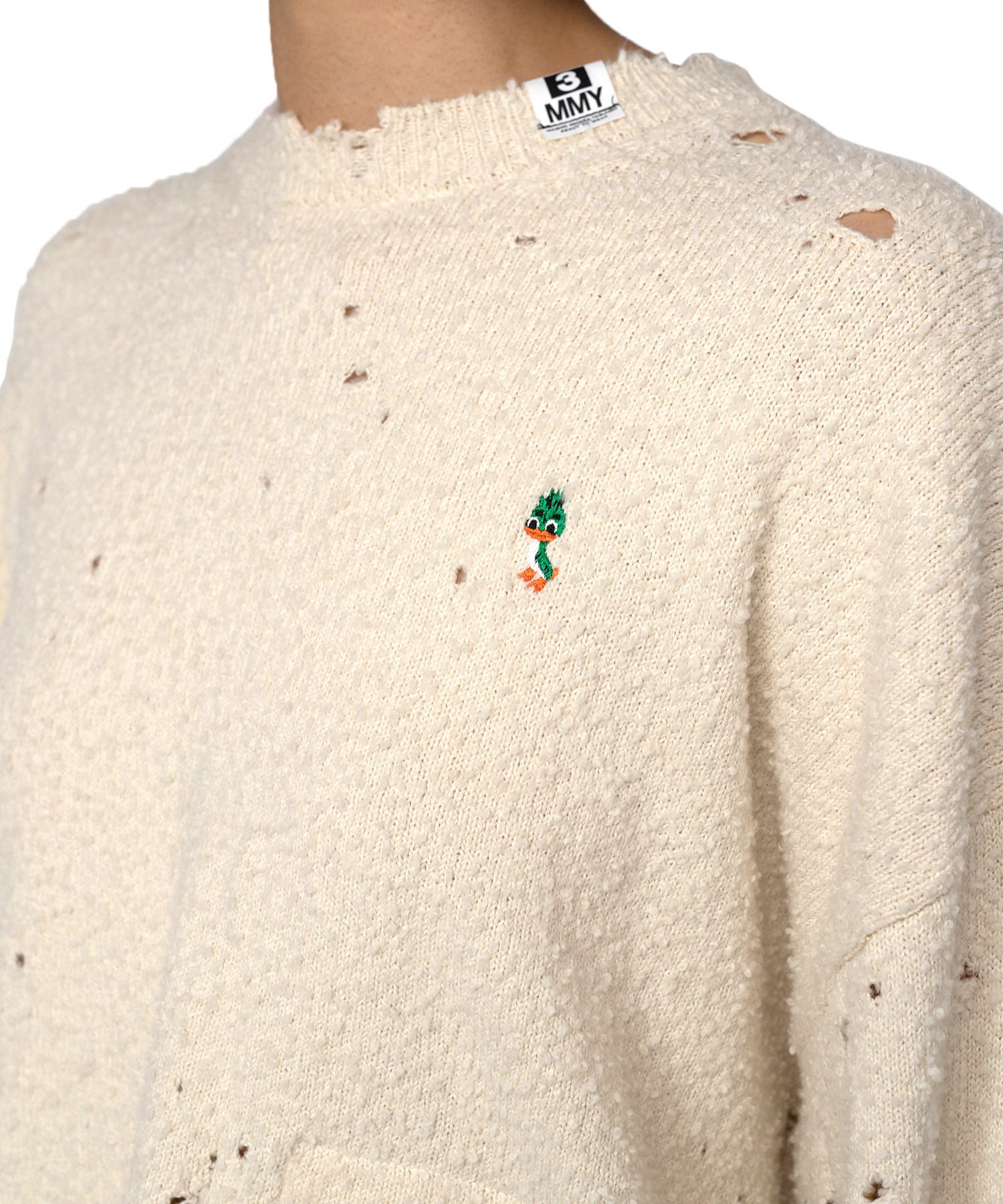 Distressed Knit Sweater