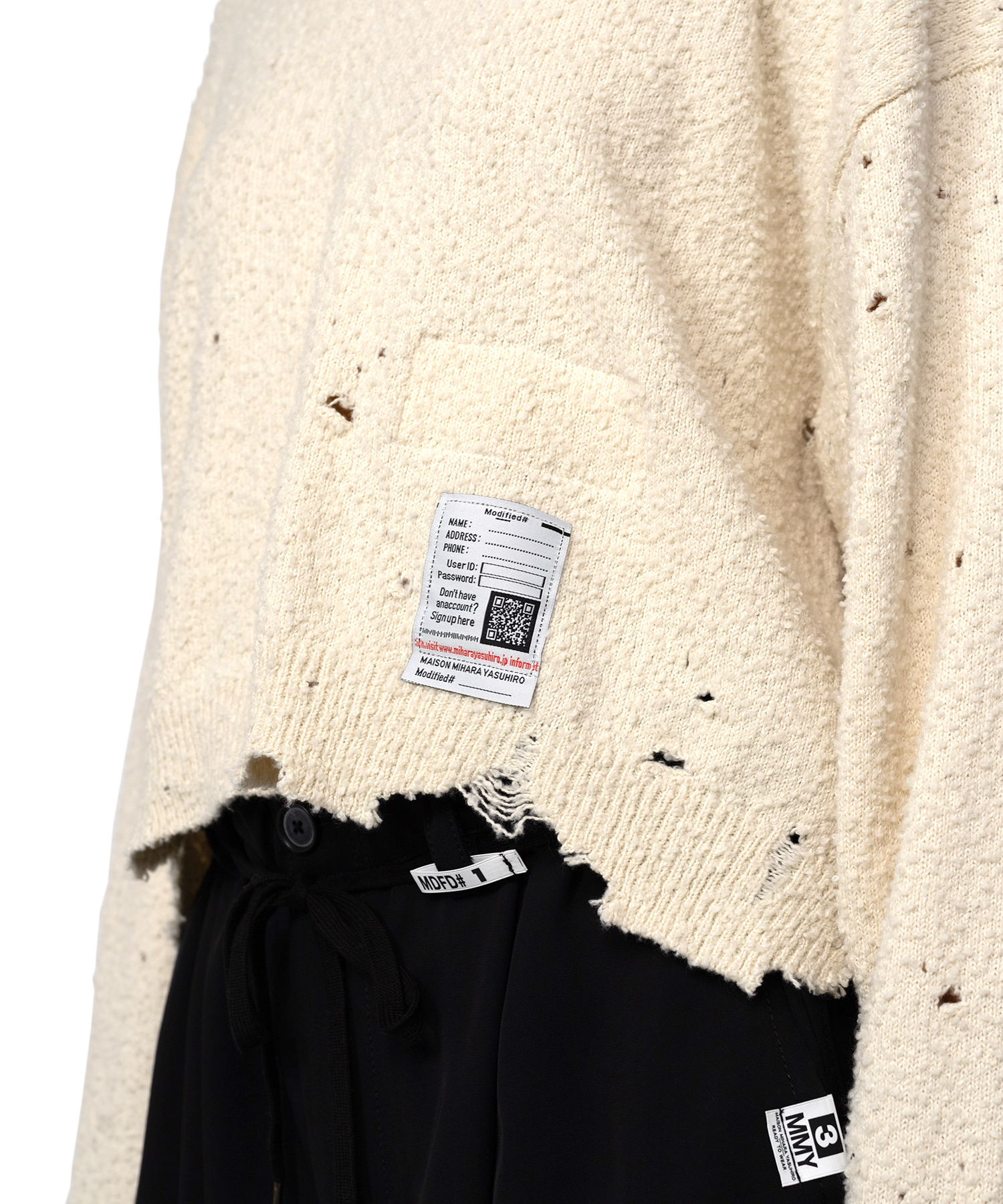 Distressed Knit Sweater