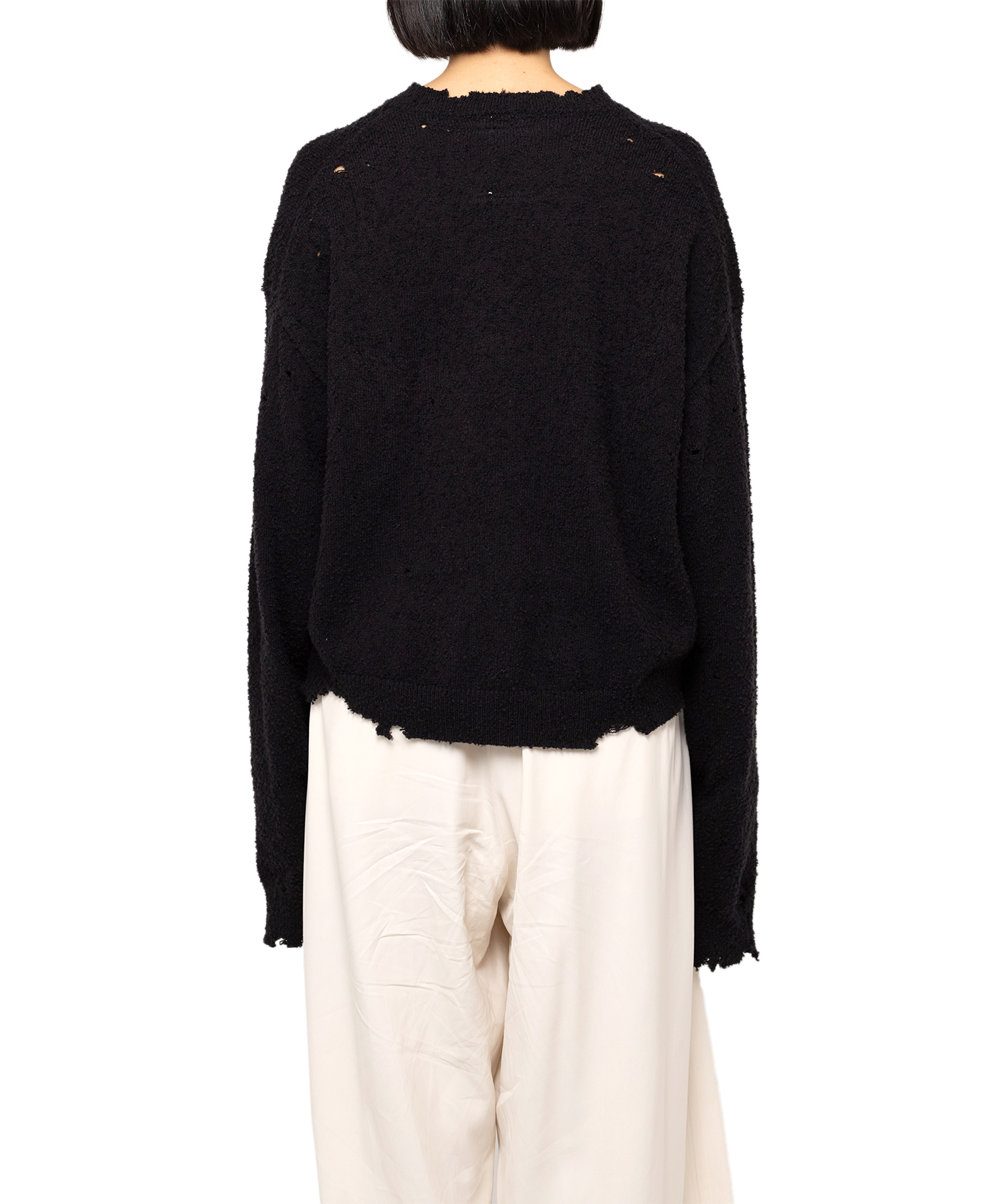 Distressed Knit Sweater