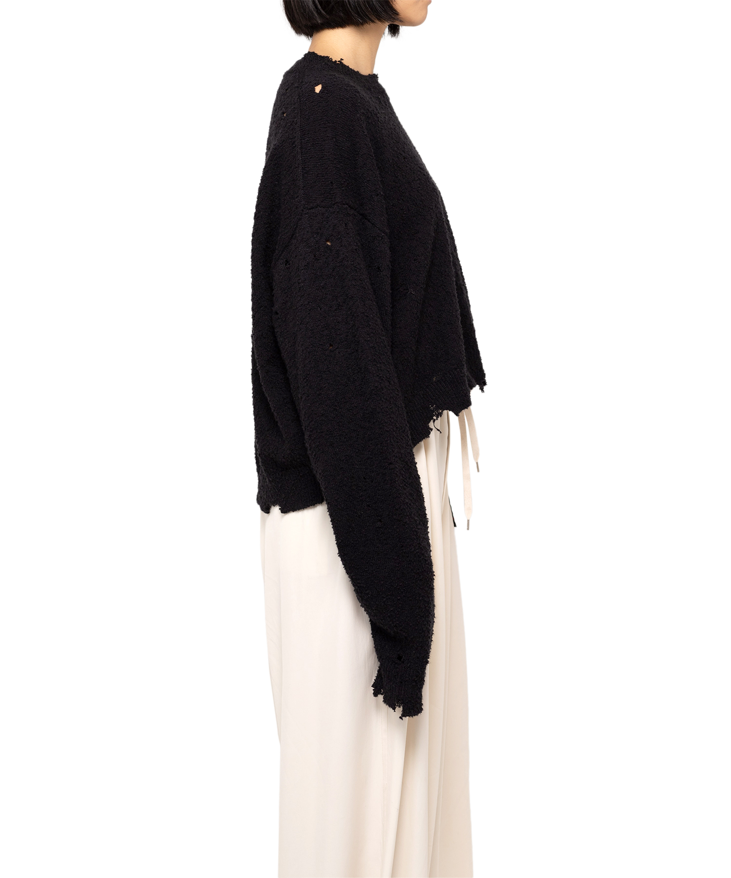 Distressed Knit Sweater