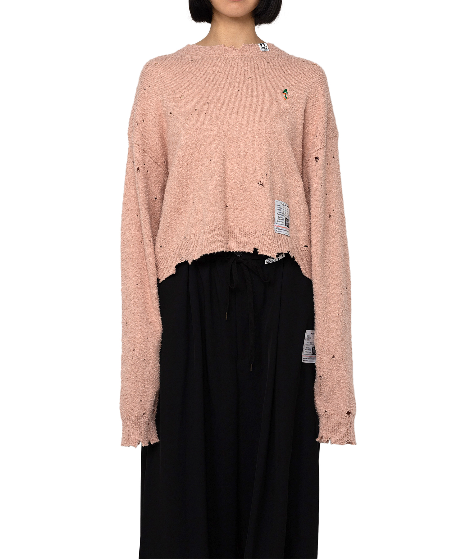 Distressed Knit Sweater