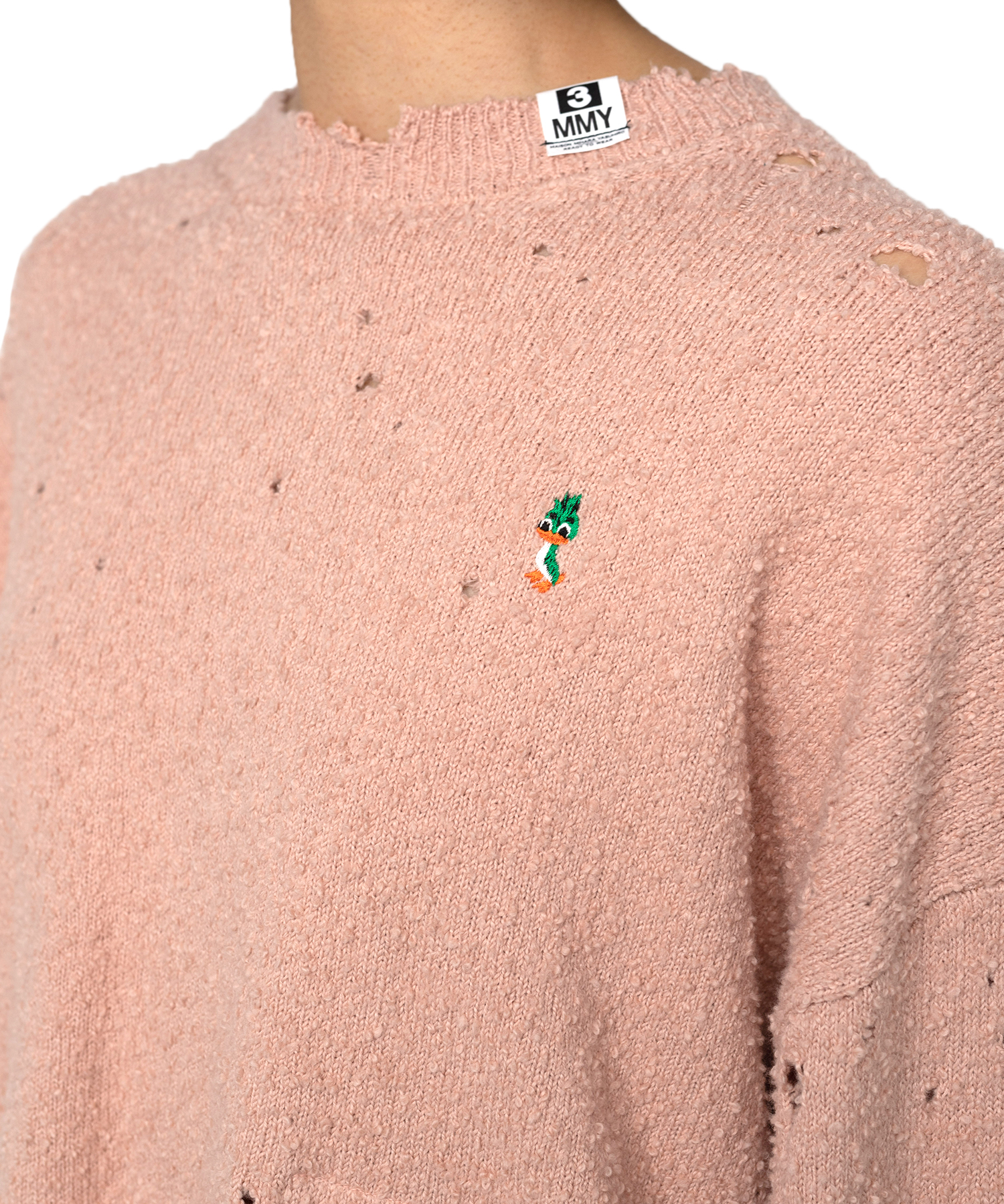 Distressed Knit Sweater