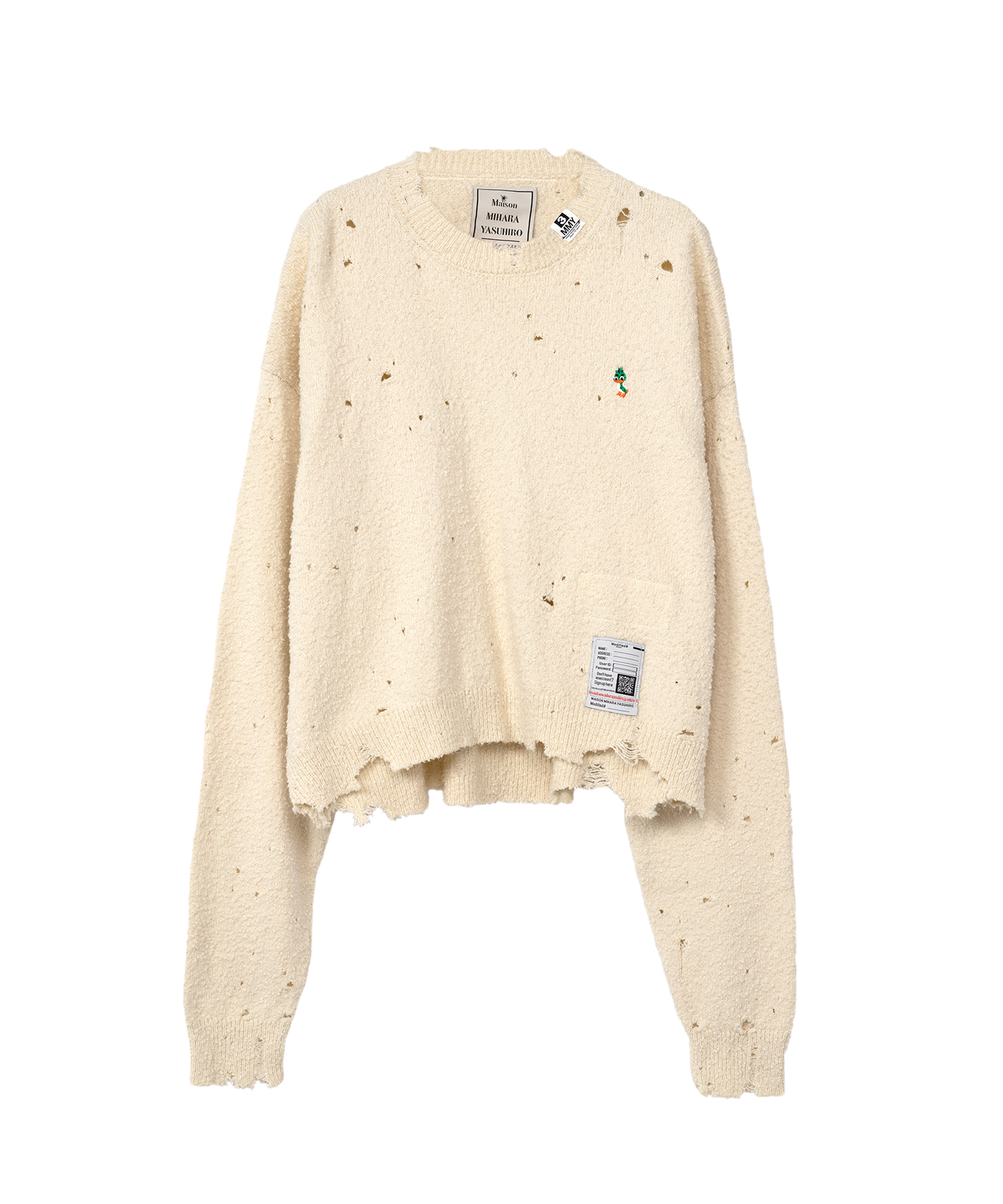 Distressed Knit Sweater