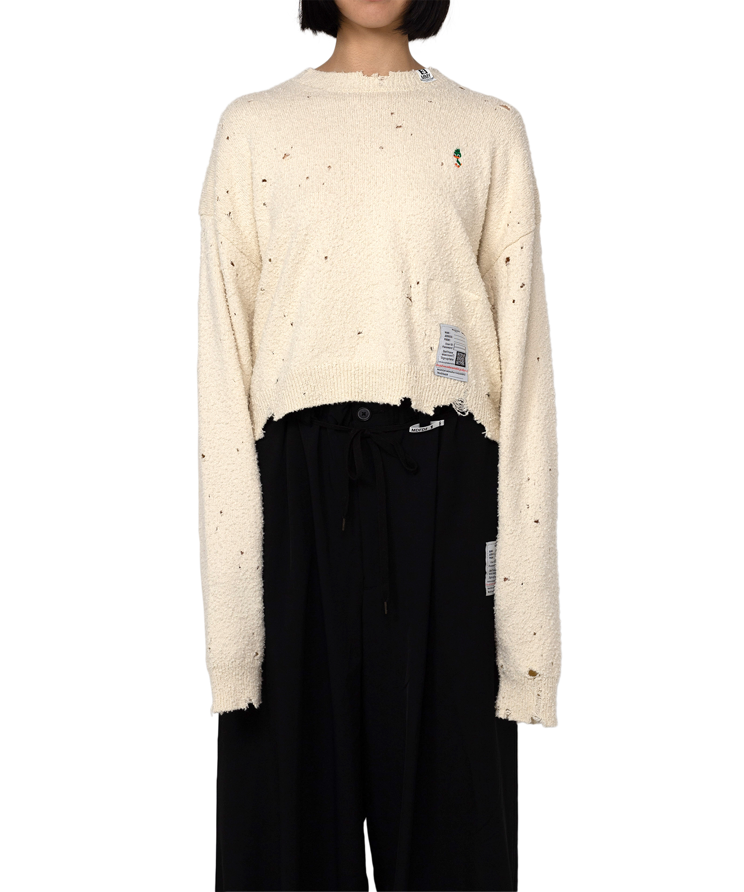 Distressed Knit Sweater