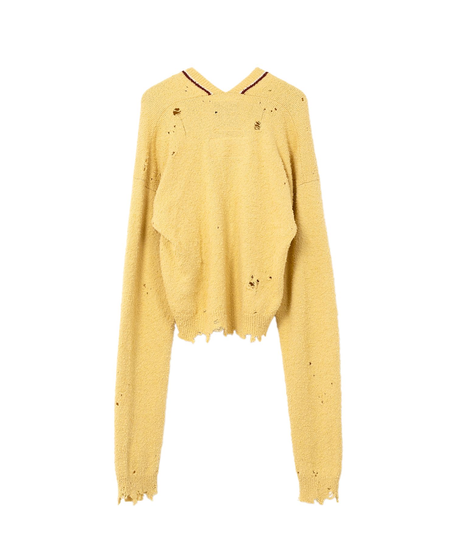 Distressed Knit Cardigan