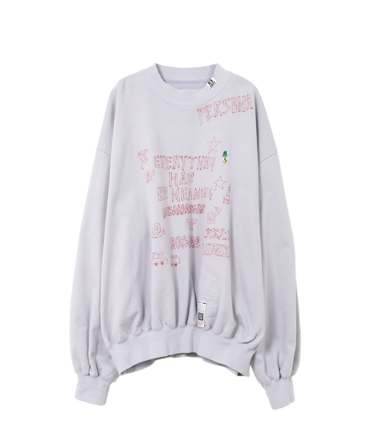 Maison MIHARA YASUHIRO トレーナー Maison MIHARA YASUHIRO ONLINE STORE（メゾンミハラヤスヒロ