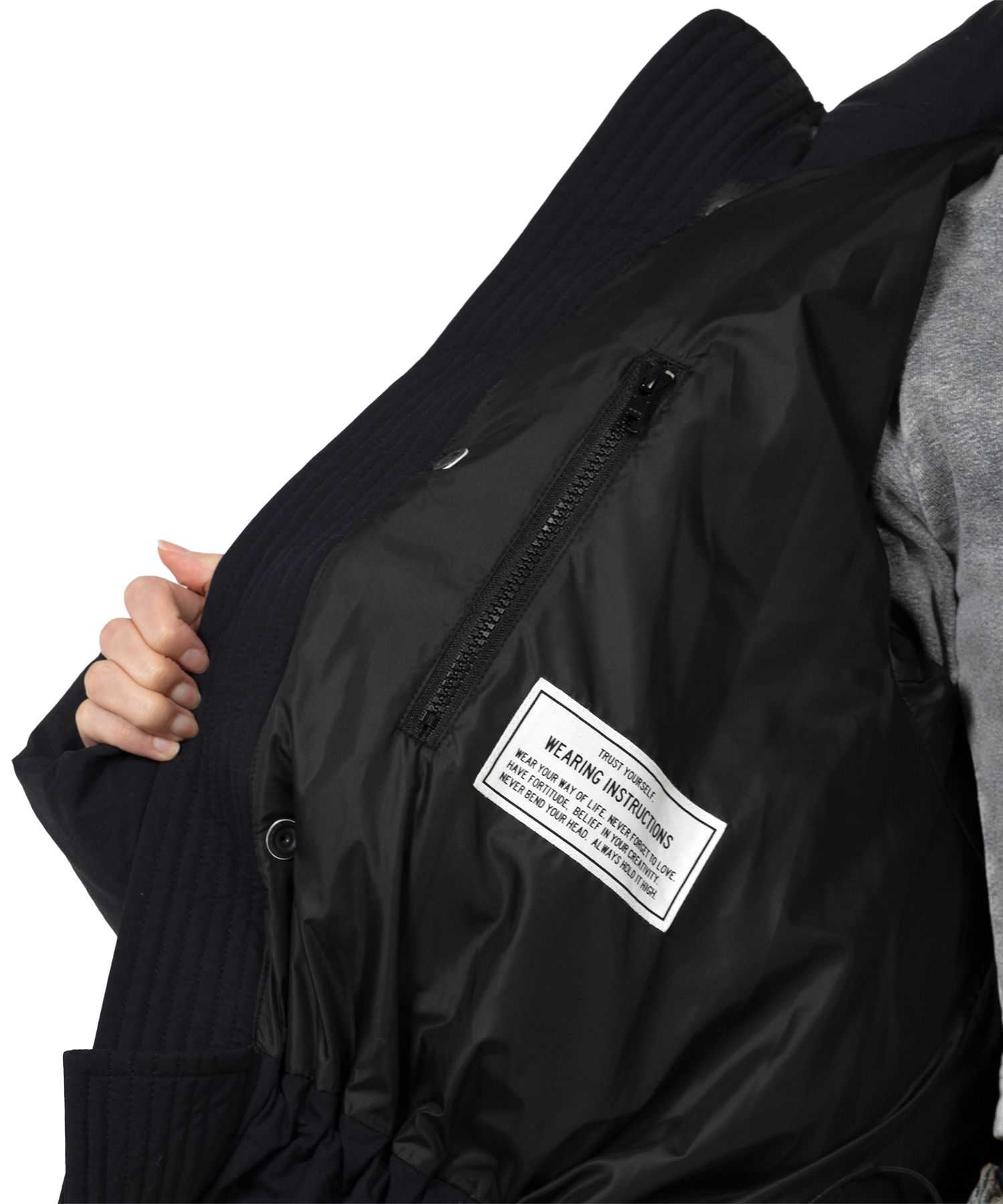 Roll-up Hem Down Jacket