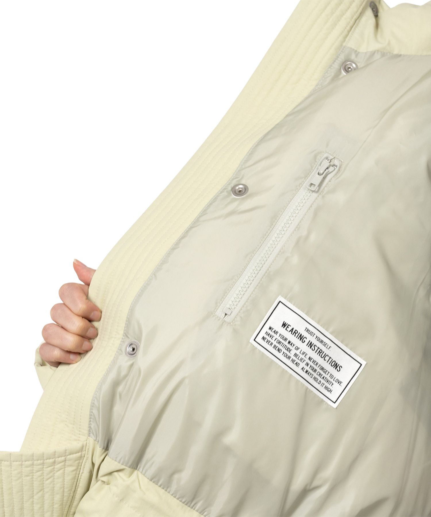 Roll-up Hem Down Jacket