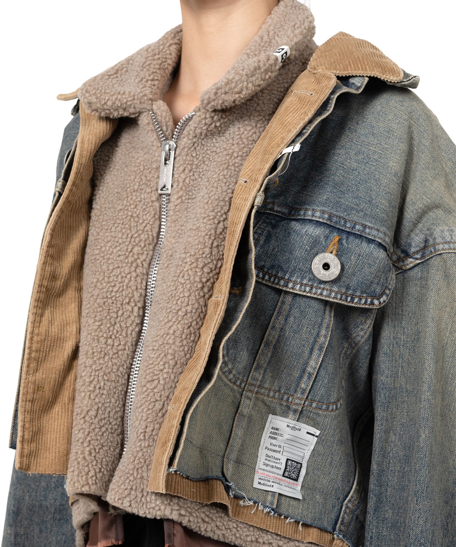 Triple Layered Denim Jacket