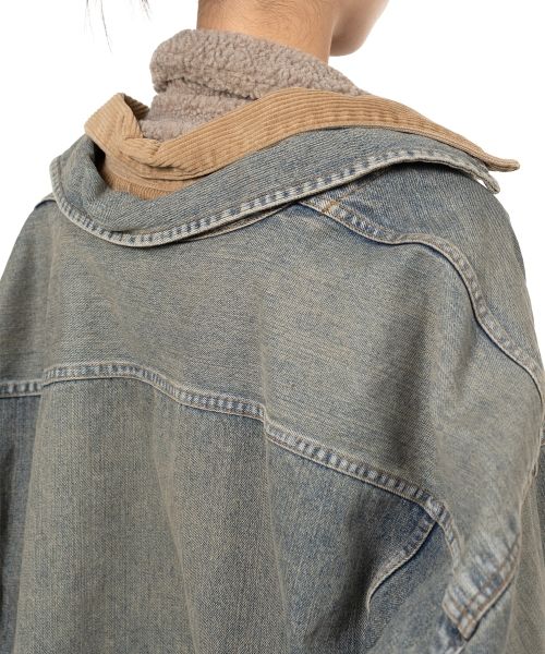 Triple Layered Denim Jacket