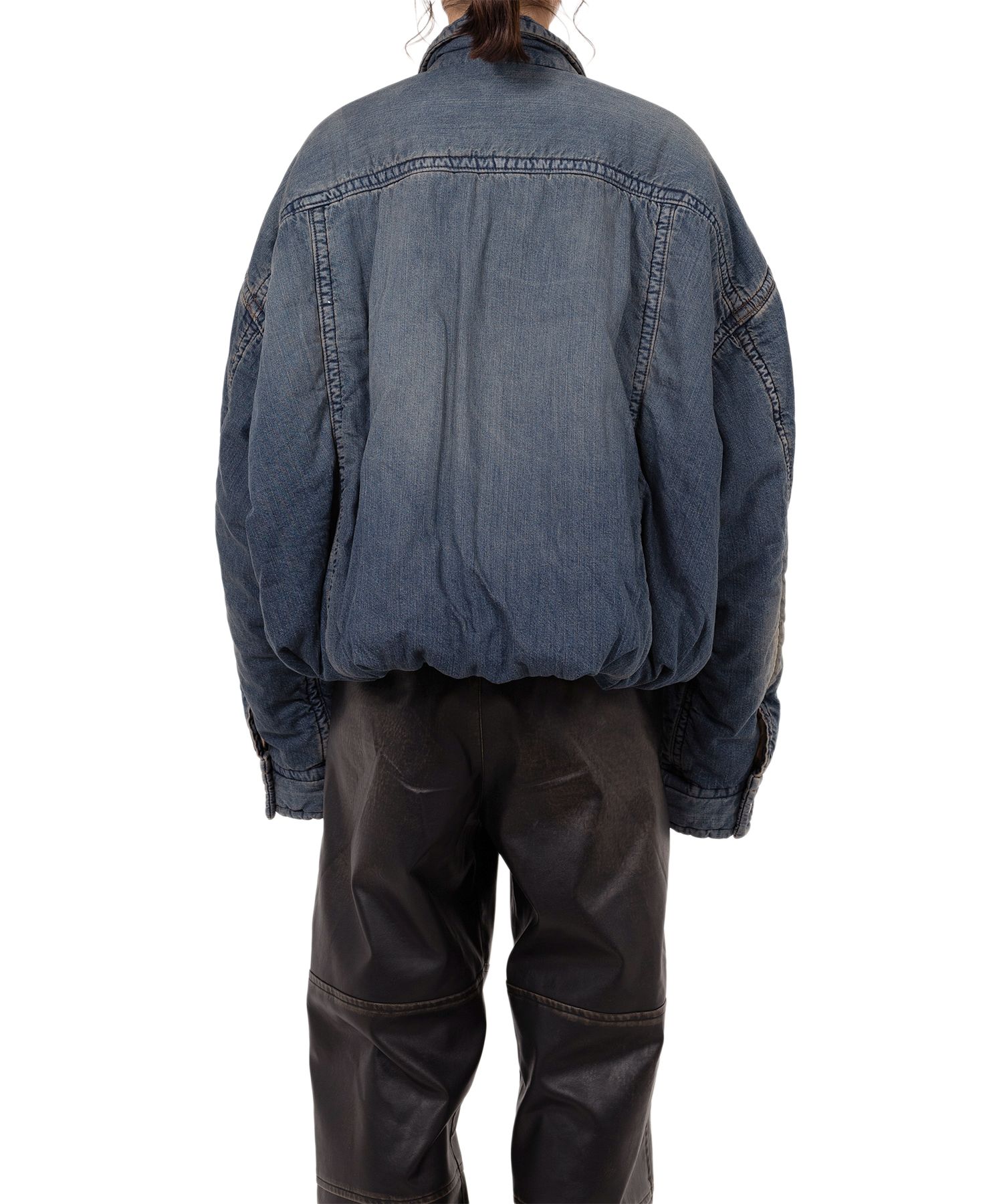 ミハラヤスヒロ　PUFFER DENIM JACKET 中綿　デニム Maison MIHARA YASUHIRO(メゾンミハラヤスヒロ) - PUFFER DENIM