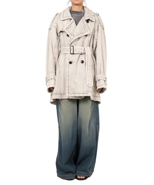 Puffer Trench Coat