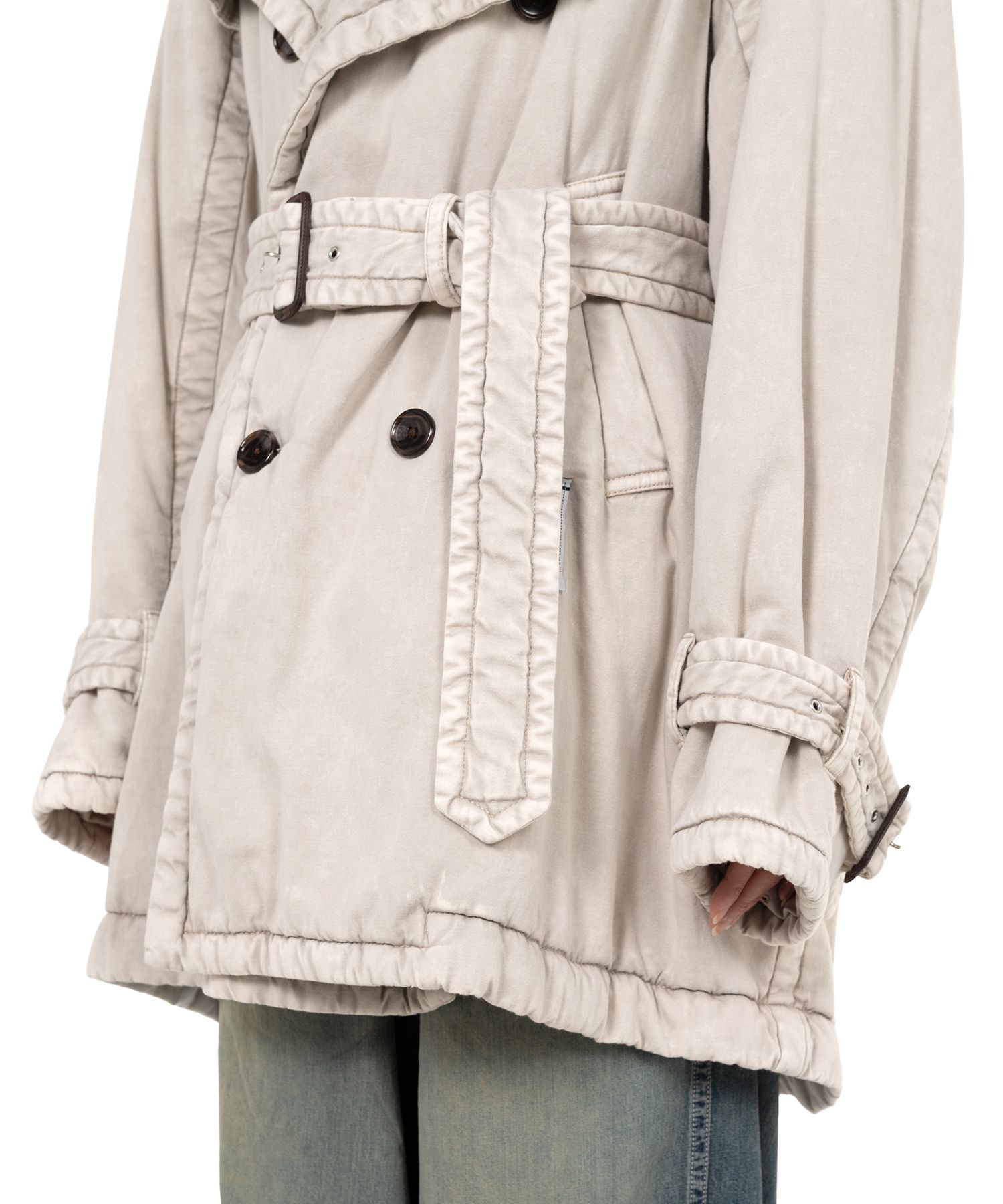 Puffer Trench Coat