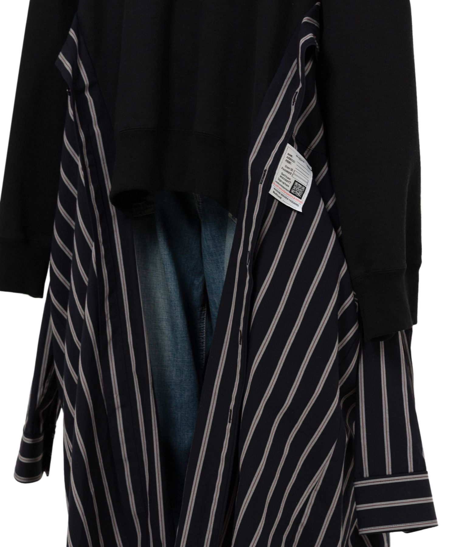 【MIHARAYASUHIRO】Shirt Combined Half-zip Hoodie Dress ３色 Maison MIHARA YASUHIRO ONLINE STORE（ミハラヤスヒロ