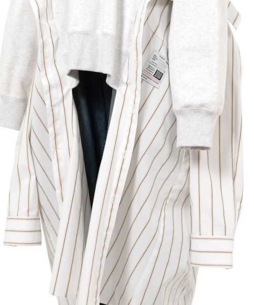 Shirt Combined Half-zip Hoodie Dress